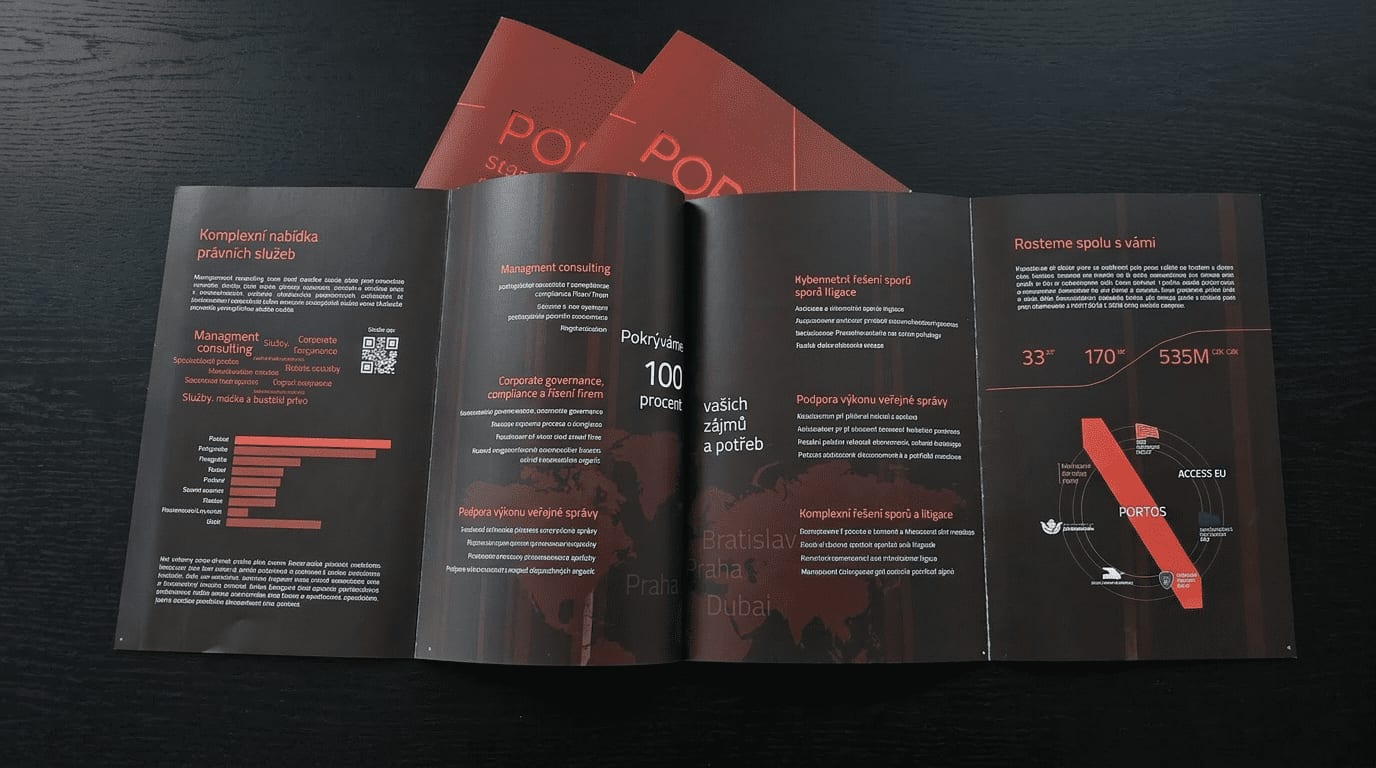 Tři výtisky ročenky Portos 2025 v ranním světle